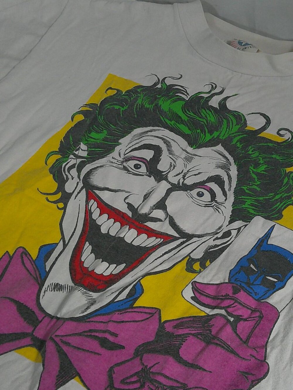 Vintage 90s Joker Batman Comic Graphic Tee Single Stitch L - A4